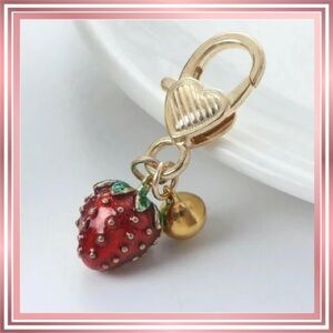 ELLA Strawberry Purse Charm or Keyring